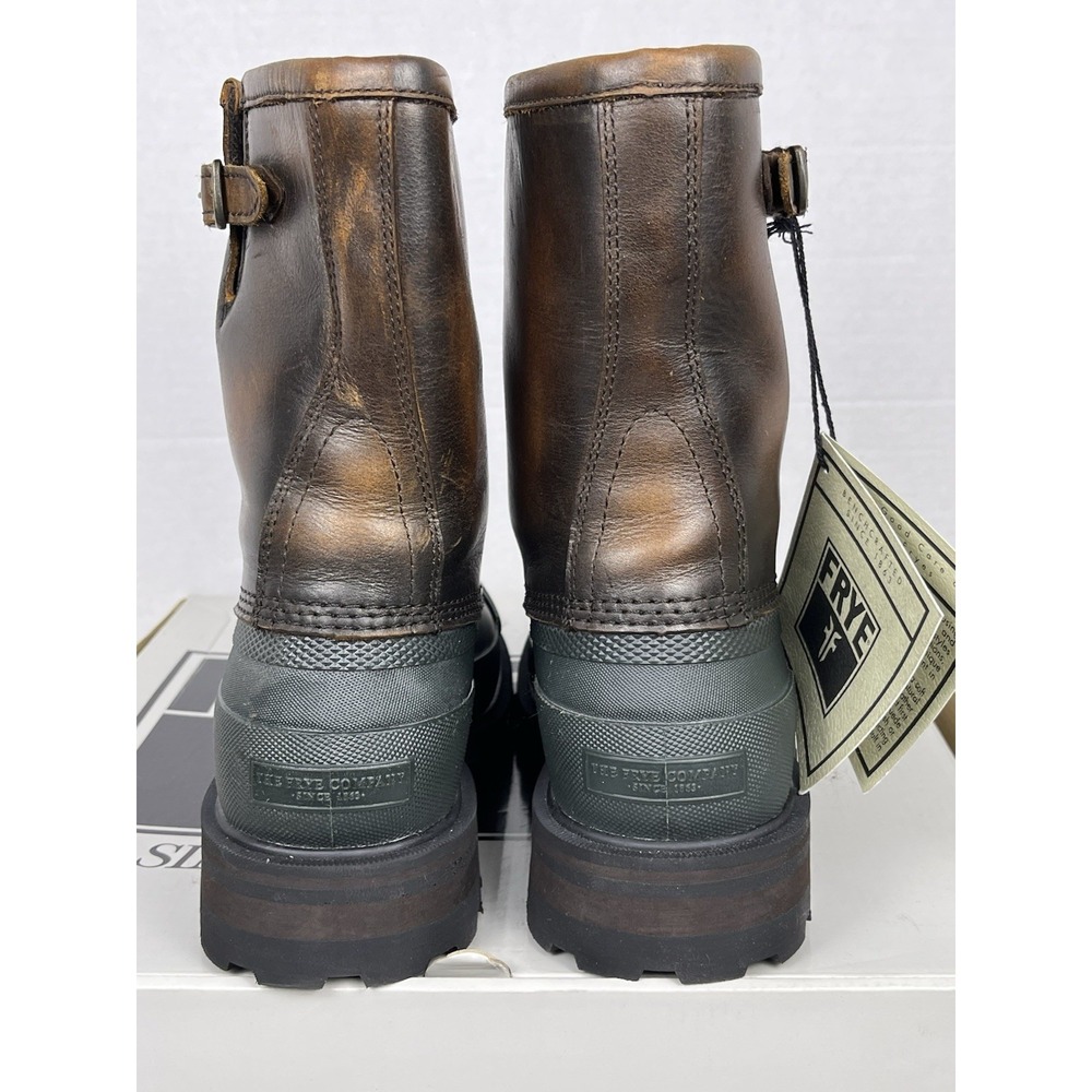 Frye Alaska Pull On Boots Men 7 Forest Multi Leather Rubber Duck Lug Waterproof - Picture 7 of 11